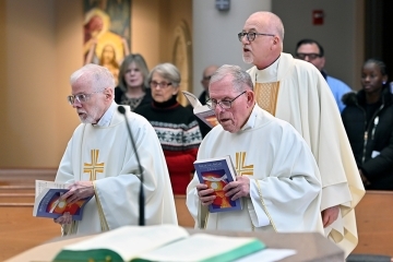 priests at Foundation Day Liturgy Mass