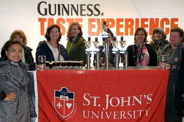 Alumni and Friends at the Guinness Taste Experience
