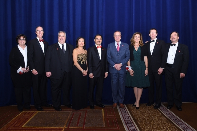 President Gempesaw and guests at the St. John’s University 2019 President’s Dinner 