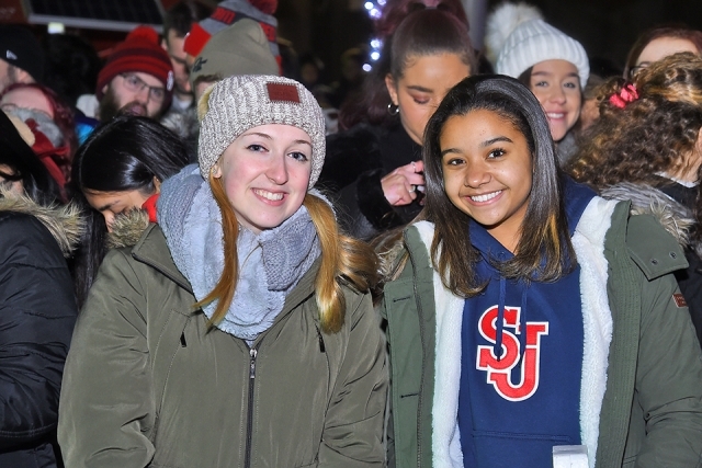 St. John's students smile for a picture