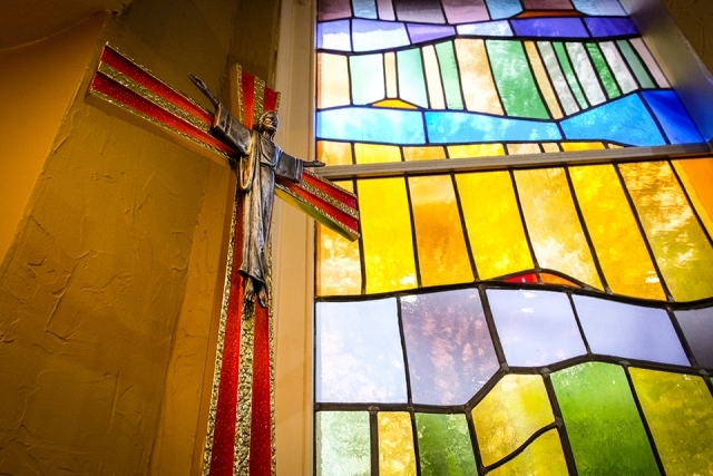 St. Vincent de Paul Chapel stained glass