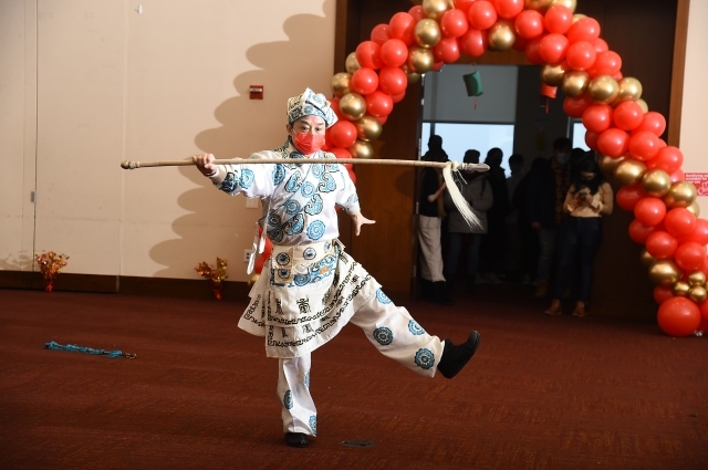 Dancing event for Chinese New Year on the St. John's University Queens, New York City Campus 