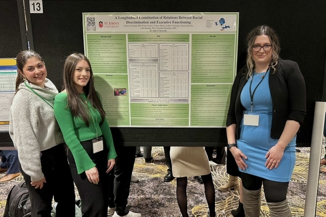 Emma, Valeria and Aldona poster group at CHIRP conference