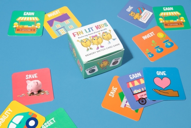 A Variety of Fin Lit Kids Financial Literacy Games 