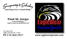 EagleWear Promotional Apparel logo