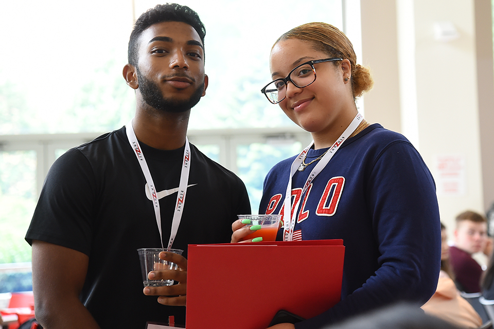 New students pose for picture