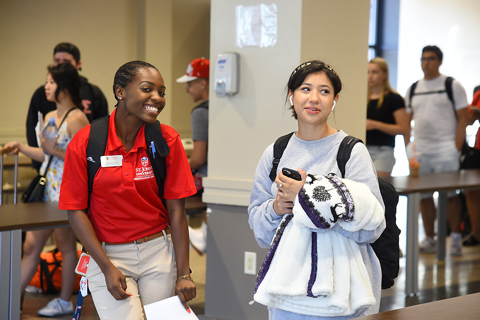 New student and orientation leader