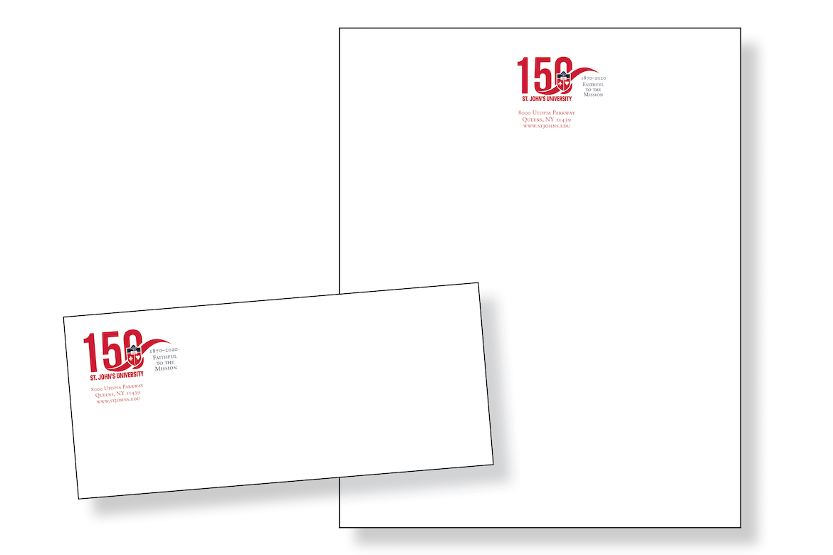 150th Letterhead and Envelope