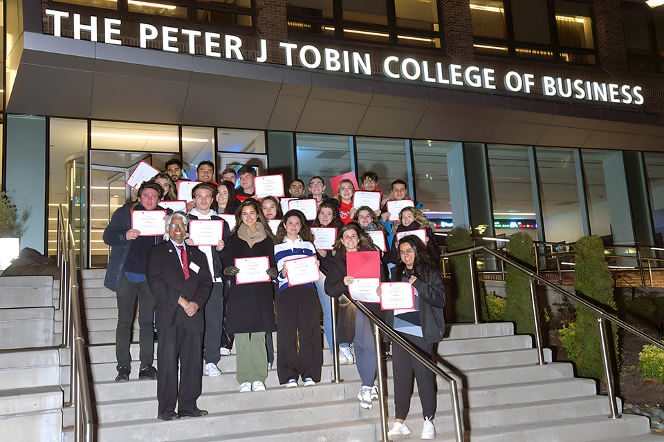 Les étudiants internationaux rejoignent la classe affaires Tobin