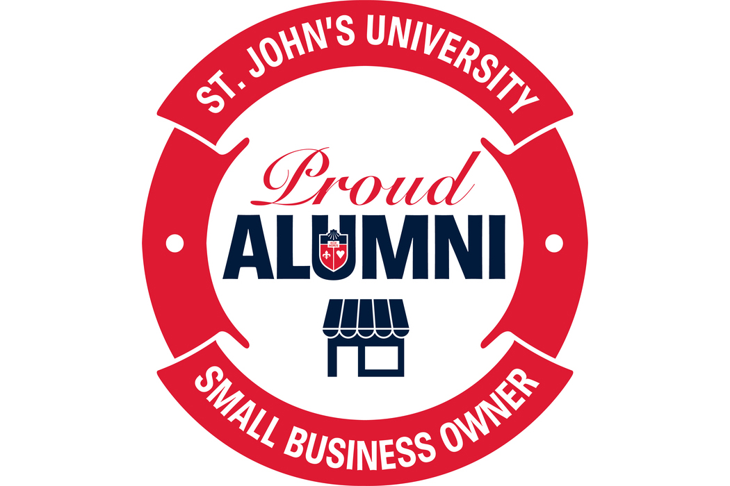 St. John's University Proud Alumni Small Business Decal