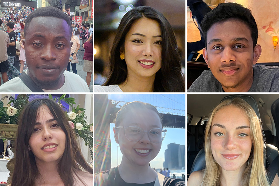 Composite of Fall 2024 New International Students