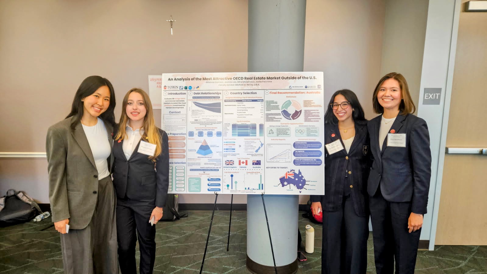 St. John’s University competes in 2025 Business Analytics competition