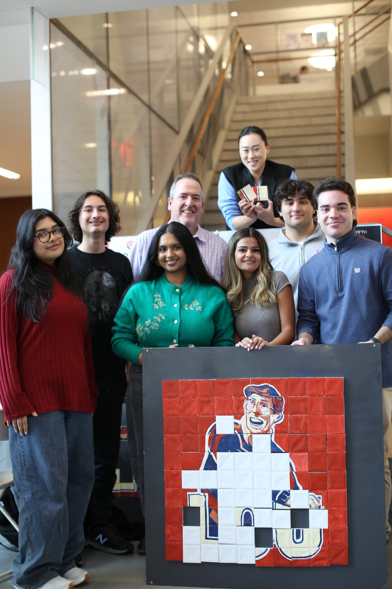 Lou carnesecca mosaic