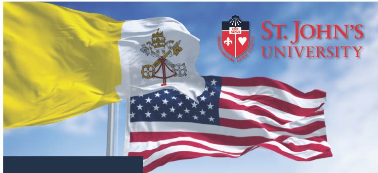 U.S. Flag and Papal Flag