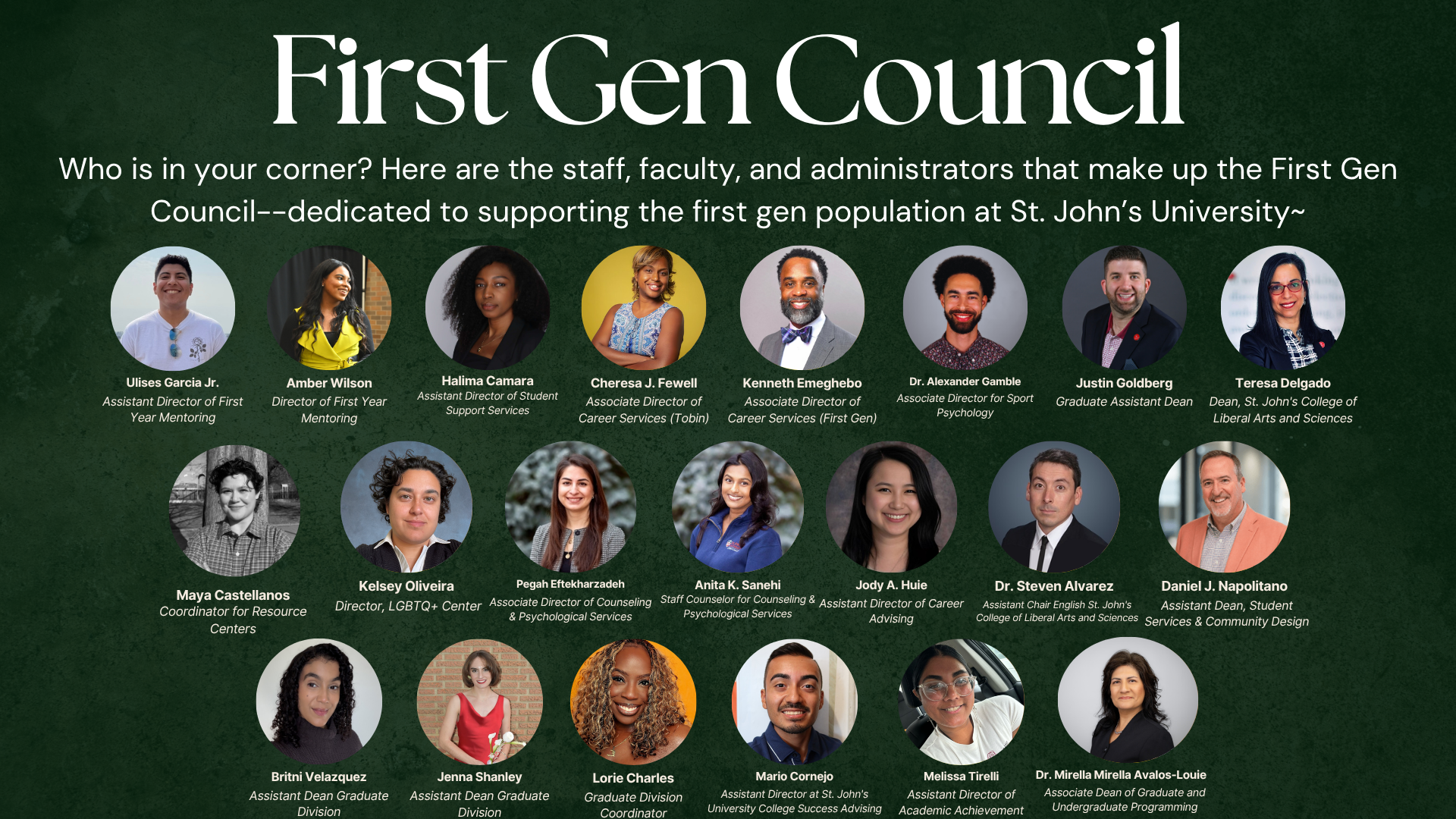 First- Gen Council 