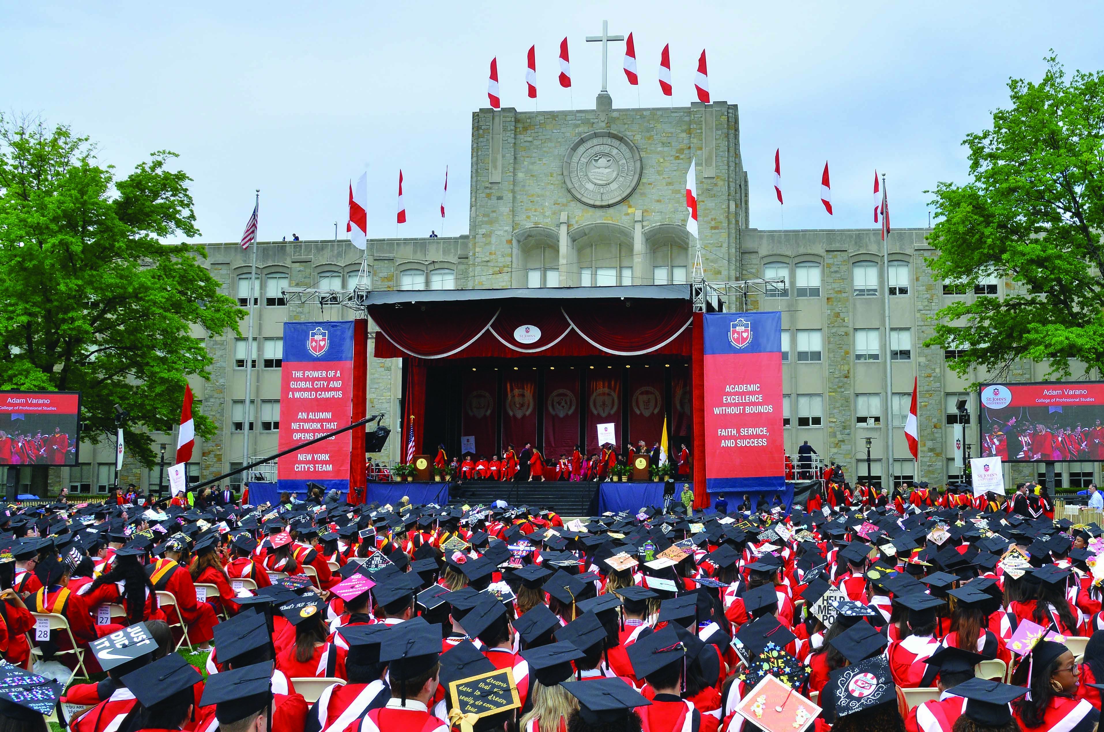 St. John’s Changes Lives, Commencement Speakers Tell New Graduates St