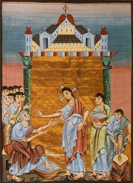 Christ washing the feet of the disciples