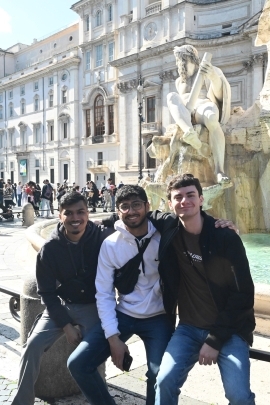 St. John's University Student Studying Abroad in Rome Through the Cybersecurity program