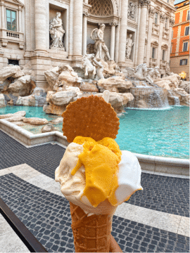 Ice cream in Rome 