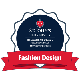 St. John's University Fashion Design Digital Badge Logo