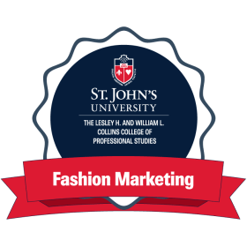 St. John's University Fashion Marketing Digital Badge Logo