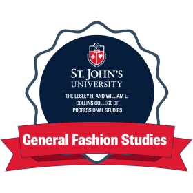 St. John's University General Fashion Studies Digital Badge Logo 