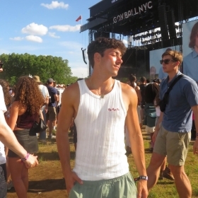 St. John's Student attending Gov Ball through the University connections