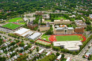 Birds Eye View Queens Campus