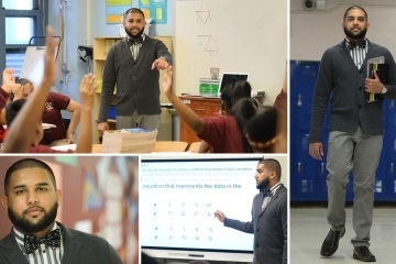 Steven Surujbali in three different enviornments