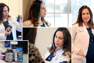 Allison Raich Potar ‘07Pharm.D photo collage