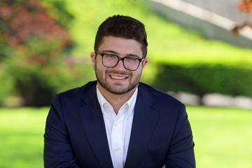 Michael Benjamin '16C, '17G outdoors