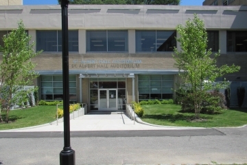 Entrance to St Alberts Hall