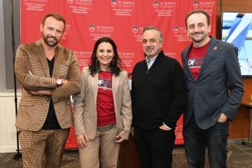 Pepsi CEO Porcini with CCPS Dean Katia Passierini