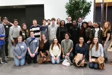 St. John’s Television and Film Students Visit CNN Studios