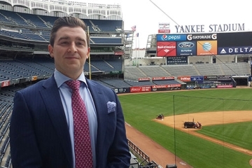 Joe Leva ’08CPS at Yankee Stadium
