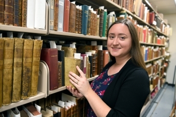 interim University Archivist Alyse Hennig ’11MLS, ’16G