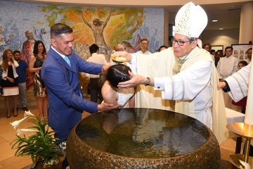 Baptism at St. Thomas More Church