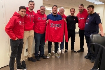 St. John’s Alumni working on the TBS game show, The Misery Index