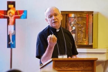Fr. Whalen at the Pulpit