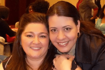 Dr. Hilas and Dr. Ezzo pose for a photo together