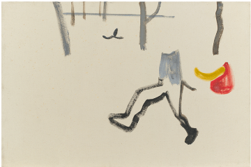 Edge of the Woods painting