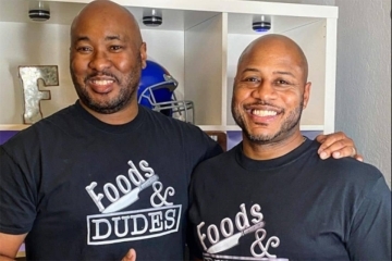 Gerard Brogdon ’94SVC, ’97GEd and Shawn Curwen ’97SVC