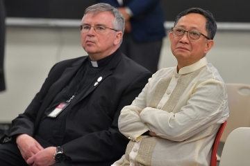 Fr. Griffin and Rev. Pilario in their seats