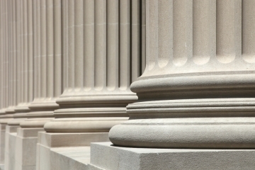 Courthouse pillars