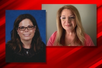 Prof. Alois and Dr. Lee combined image with red background