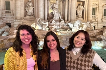 Brooke Mosca, Cecilia Whelton and Sarah Quispe