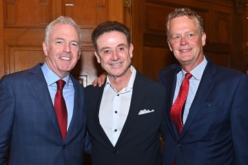 Coach Pitino Greets Athletics Donors