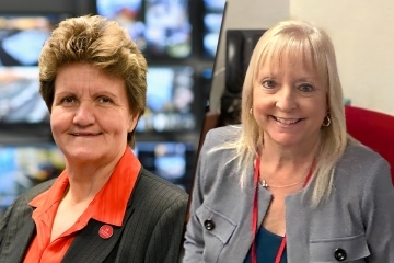 Denise Vencak-Toner, Executive Director, Public Safety and Risk Management, and Lynda O’Malley, Ed.D., Director, Public Safety Training, Clery, and Title IX