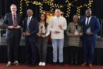 MLK Dinner honorees pose for group photo