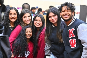 St. John's Students at the student activities fair